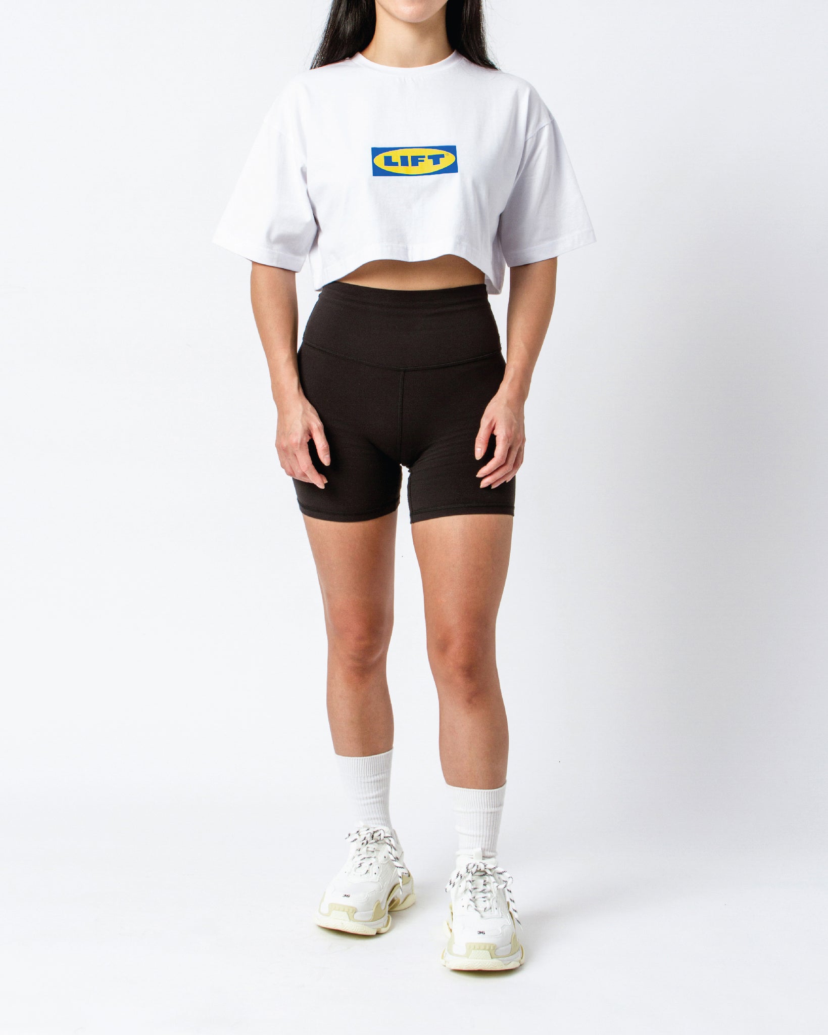 Womens Cropped Lift T-Shirt
